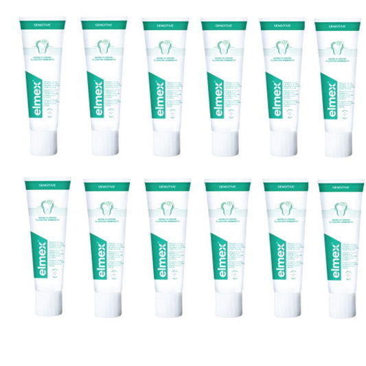 Elmex Sensitive Zahncreme 75 ml x 12 Stück