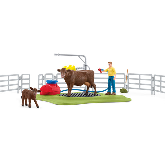 Schleich 42529 Kuh Waschstation