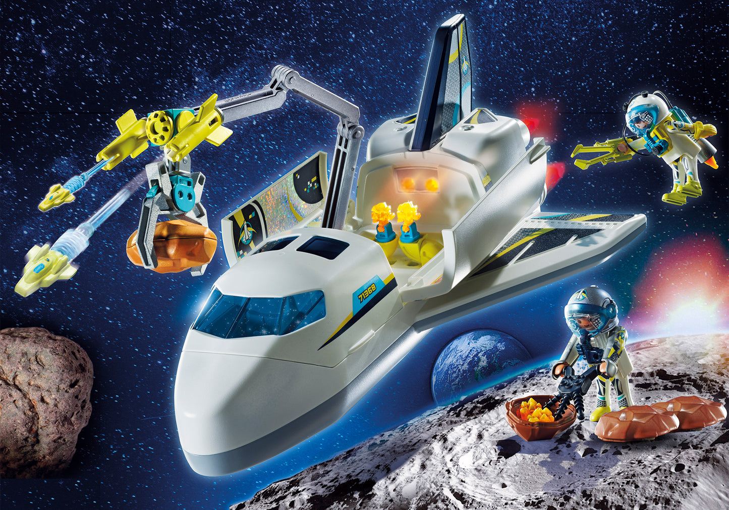 Playmobil 71368 Space-Shuttle auf Mission