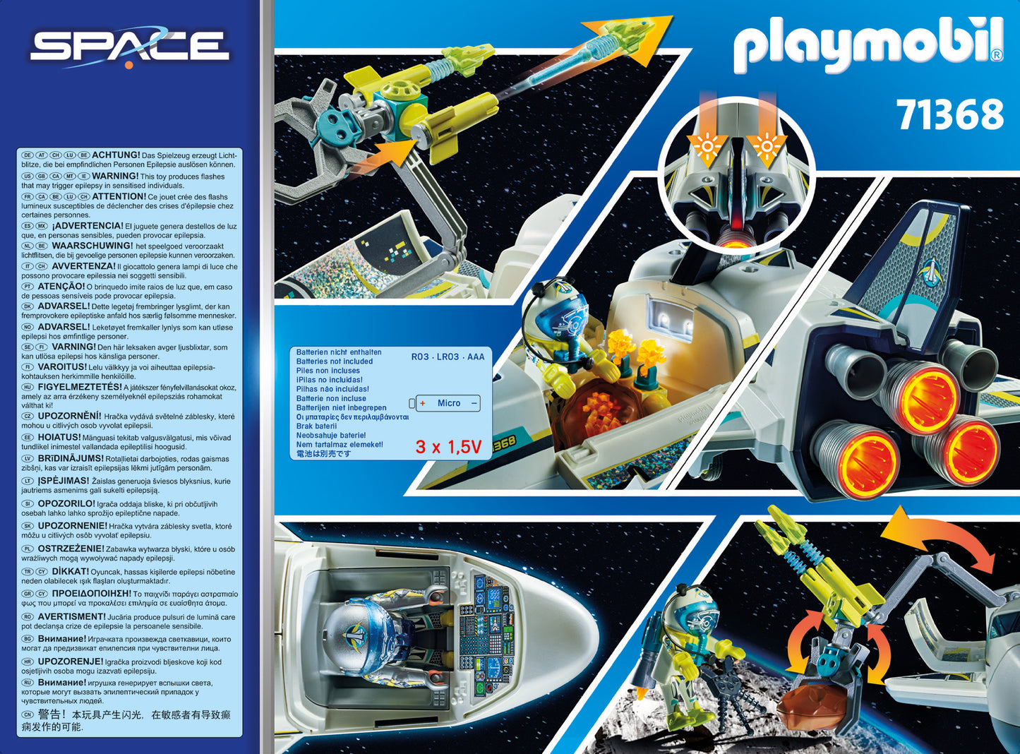 Playmobil 71368 Space-Shuttle auf Mission