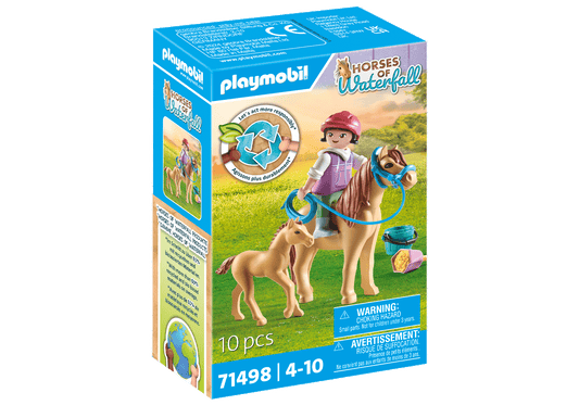 Playmobil 71498 Kind mit Pony und Fohlen