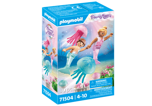 Playmobil 71504 Meerjungfrauen-Kinder mit Quallen