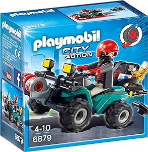 Playmobil 6879 Ganoven-Quad mit Seilwinde