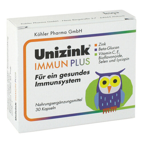 Unizink Immun Plus Kapseln 1X30 St