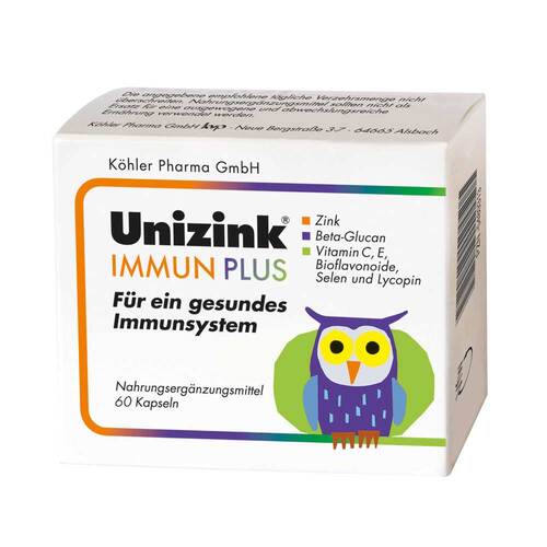 Unizink Immun Plus Kapseln 1X60 St