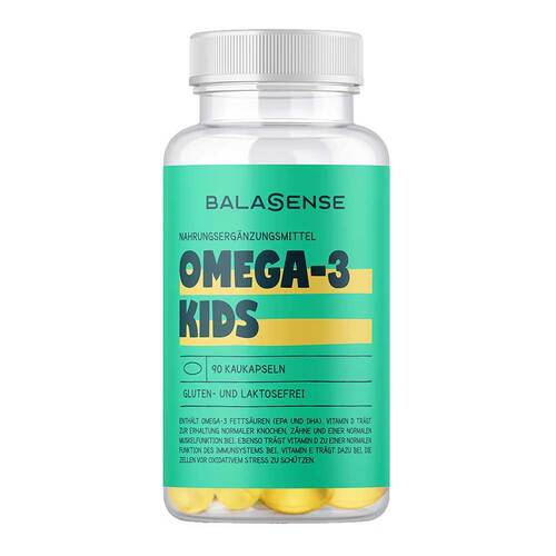 Omega-3 Kids mit Vitamin D + E Balasense 90 St