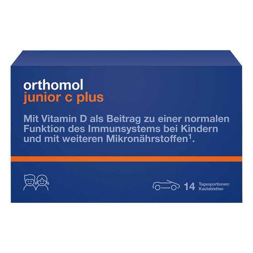 Orthomol Junior C plus Kautabletten Mandarine-Orange 14 St