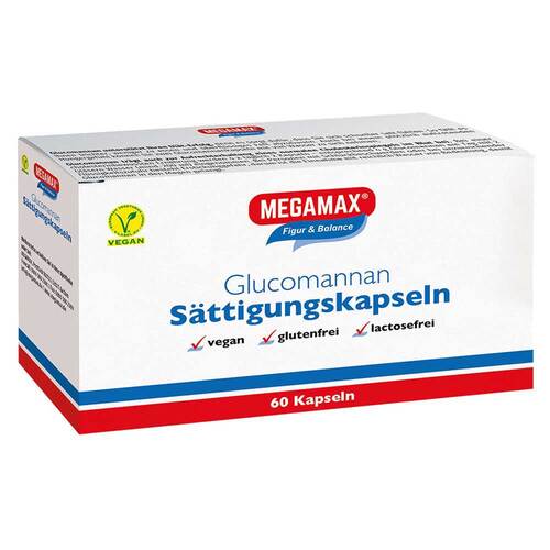 Megamax Sättigungskapseln Glucomannan 60 St