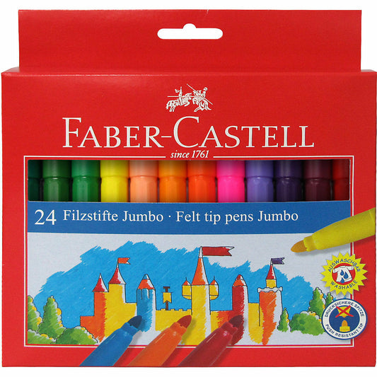 Faber-Castell 펠트 펜 JUMBO, 24색