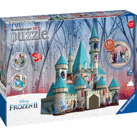 Ravensburger 3D 퍼즐, H50cm, 216 피스, 디즈니 겨울왕국 2 캐슬