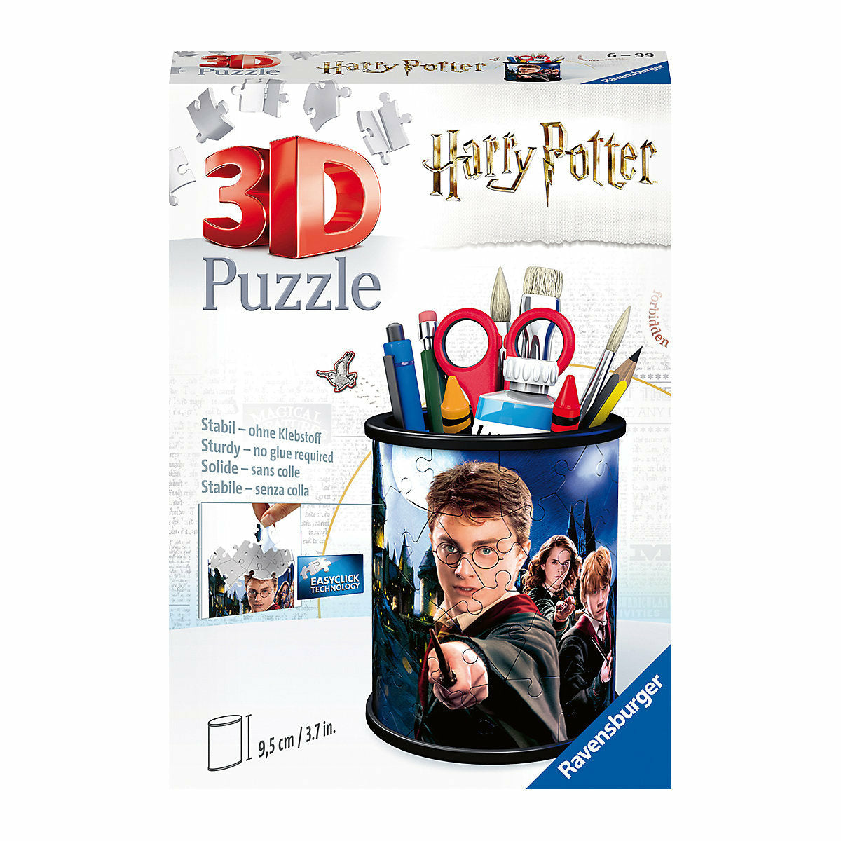 Ravensburger 3D-Puzzle Utensilo, Ø8 x 9,5 cm, 54 Teile, Harry Potter