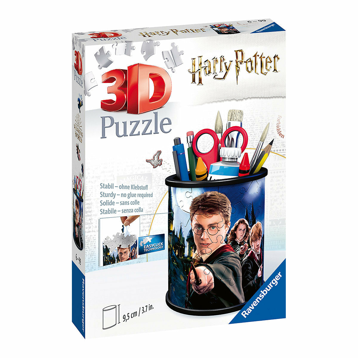 Ravensburger 3D-Puzzle Utensilo, Ø8 x 9,5 cm, 54 Teile, Harry Potter