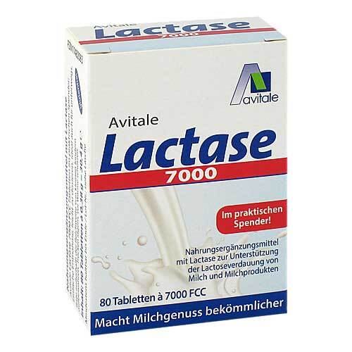 Lactase 7.000 FCC Tabletten im Spender 80 St