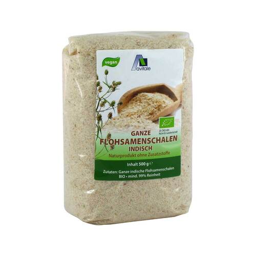 Flohsamenschalen indisch Bio 500 g