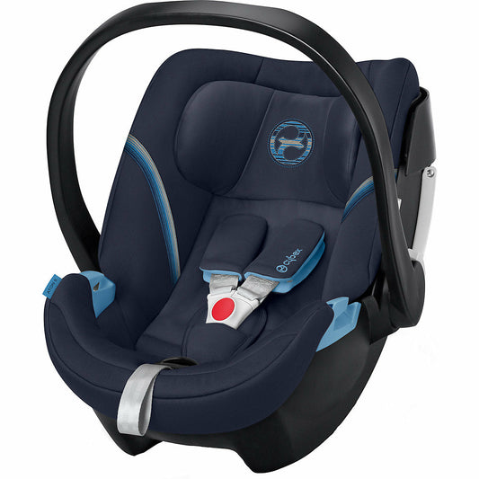 CYBEXBabyschale Aton 5, Gold-Line, Navy Blue