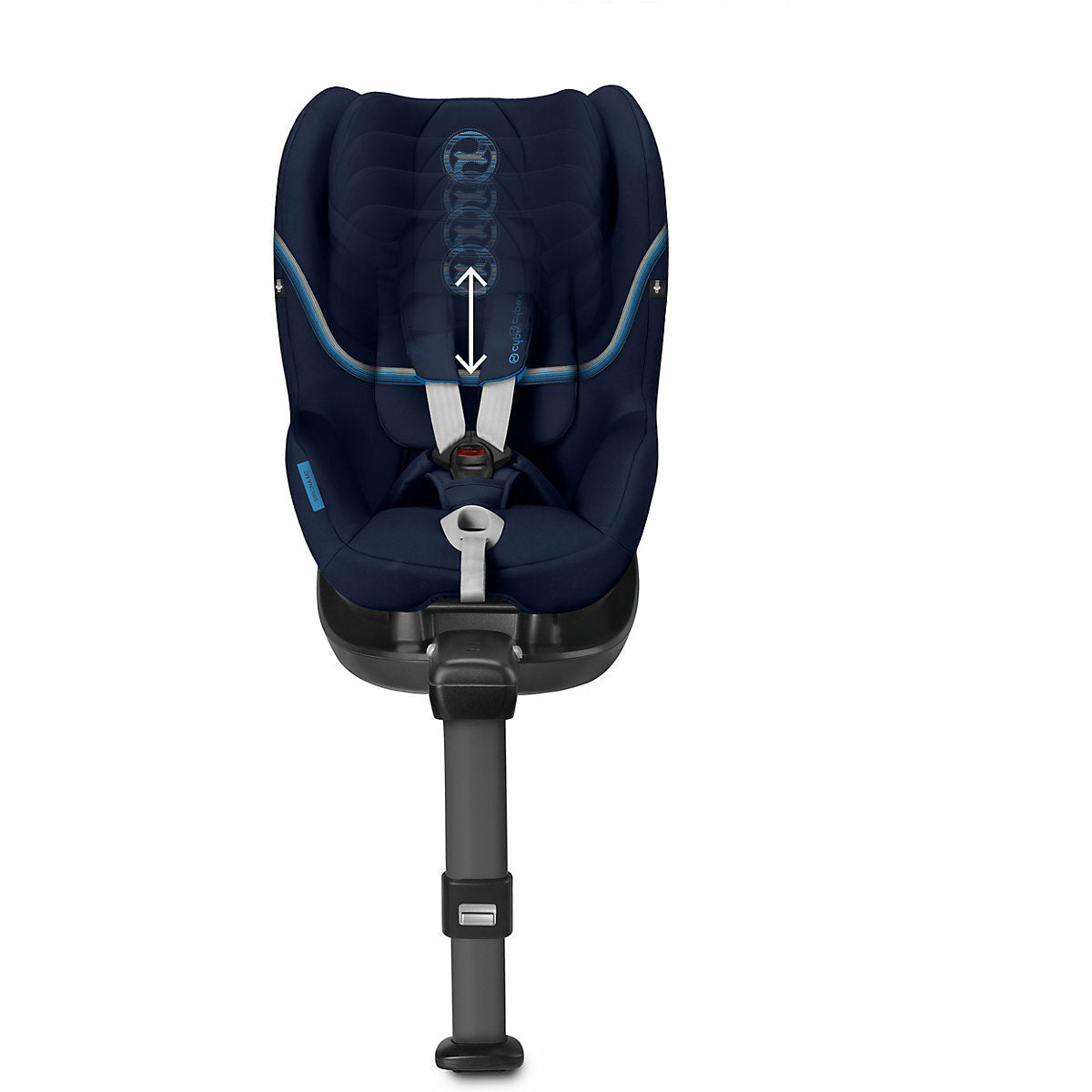 CYBEX Sirona M2 i-Size 카시트 베이스 M, 골드 라인, 네이비 블루 포함