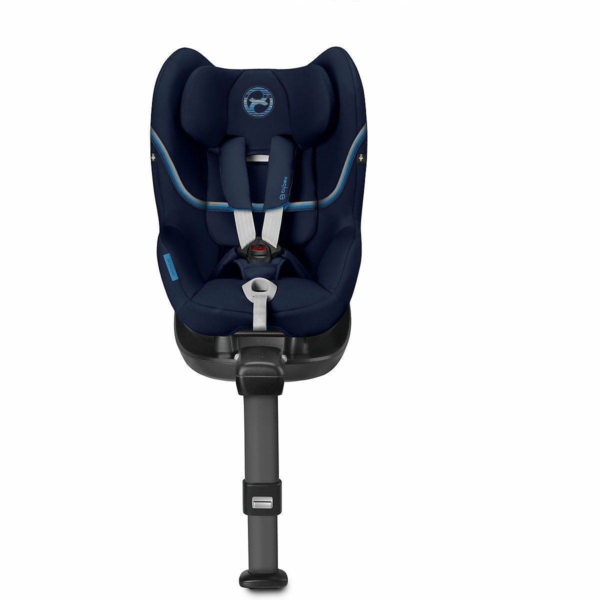 CYBEX Sirona M2 i-Size 카시트 베이스 M, 골드 라인, 네이비 블루 포함