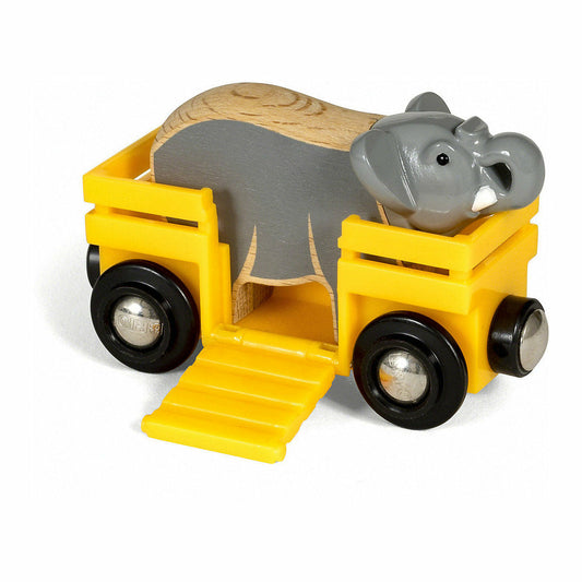 BRIO Tierwaggon Elefant