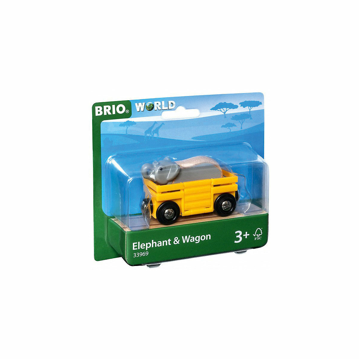 BRIO Tierwaggon Elefant