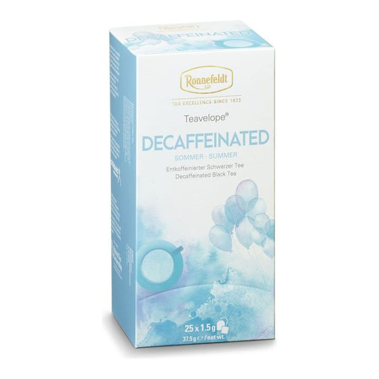 Teavelope Decaffeinated Entkoffeiniert Entkoffeinierter Schwarzer Tee 25 Teebeutel