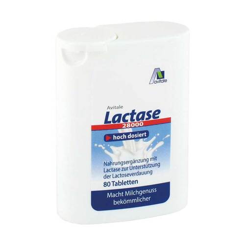 Lactase 28.000 FCC Tabletten im Spender 80 St