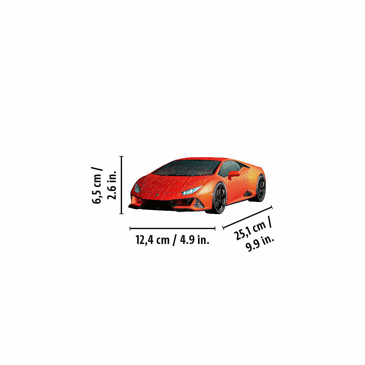 Ravensburger 3D-Puzzle Lamborghini Huracan Evo, 108 Teile