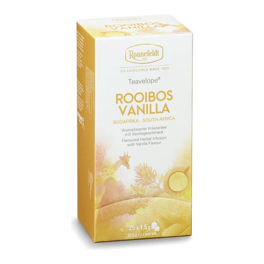 Teavelope Rooibos Vanilla Aromatisierter Kräutertee mit Vanillegeschmack 25 Teebeutel