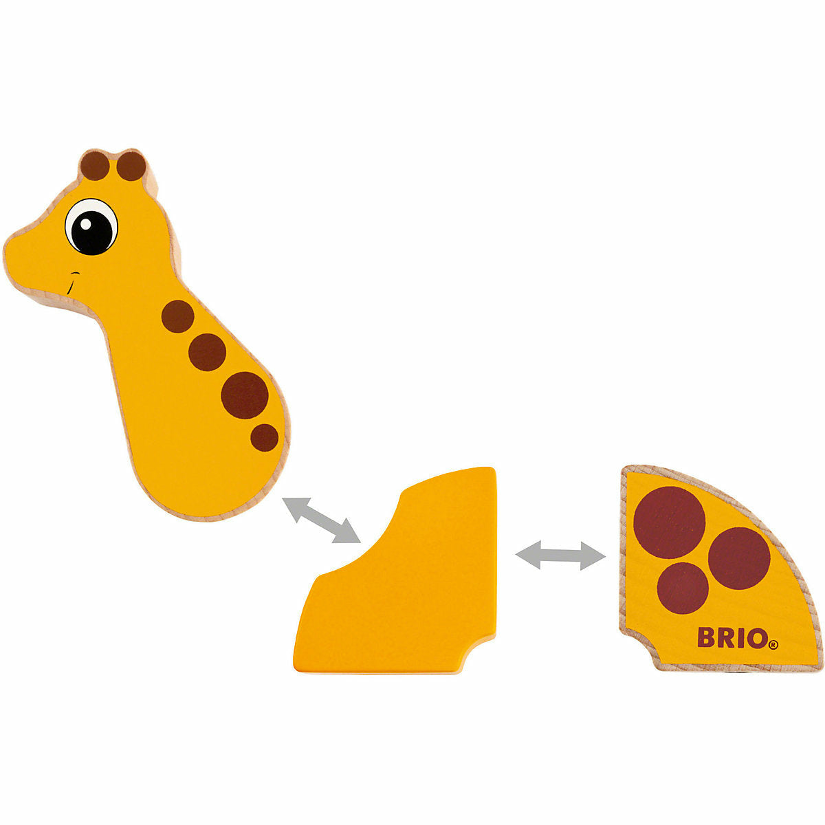 BRIO Magnet-Tiere Elefant und Giraffe