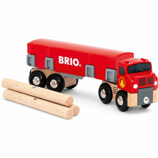 BRIO Holztransporter mit Magnetladung