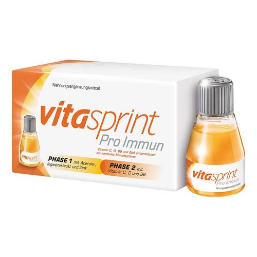 Vitasprint Pro 면역 음료수 병 8개