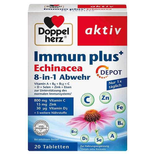 Doppelherz Immun plus Echinacea Depot Tabletten 20 St