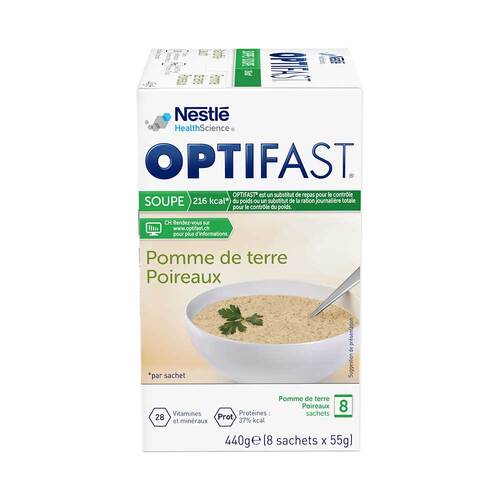 Optifast home Suppe Kartoffel-Lauch Pulver 8X55 g