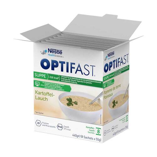 Optifast home Suppe Kartoffel-Lauch Pulver 8X55 g