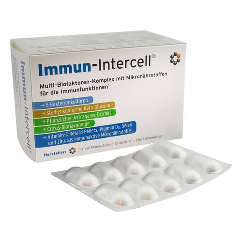 Immun Intercell Hartkapseln mit magensaftresistent überzogene Pellets 90 St