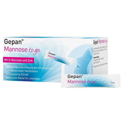 Gepan® Mannose to go Lösung zum Einnehmen 14X5 ml