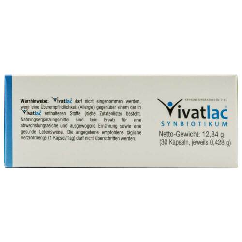 Vivatlac Synbiotikum magensaftresistente Kapseln 30 St