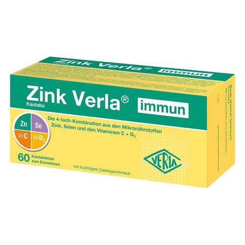 Zink Verla immun Kautabs 60 St