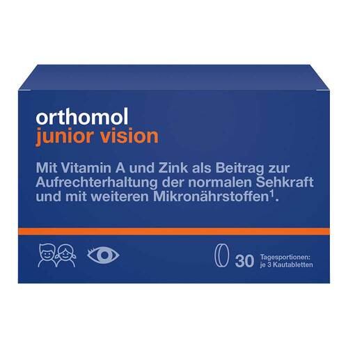 Orthomol Junior vision Kautabletten 30 St