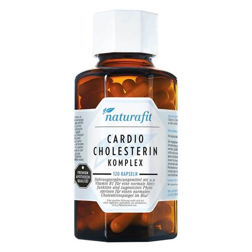 Naturafit Cardio Cholesterin Komplex Kapseln 120 St