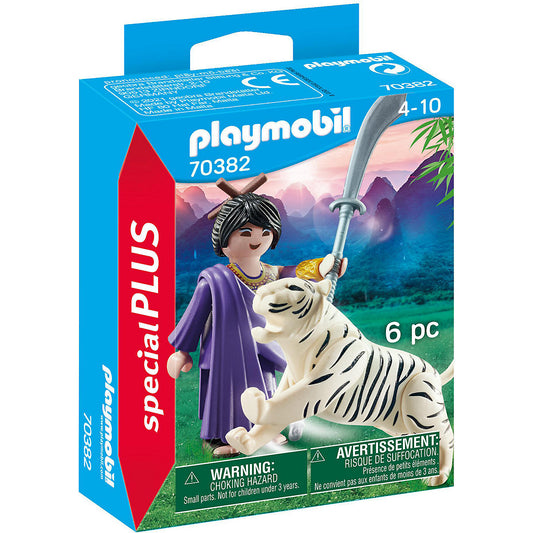 Playmobil 70382 Asiakämpferin mit Tiger