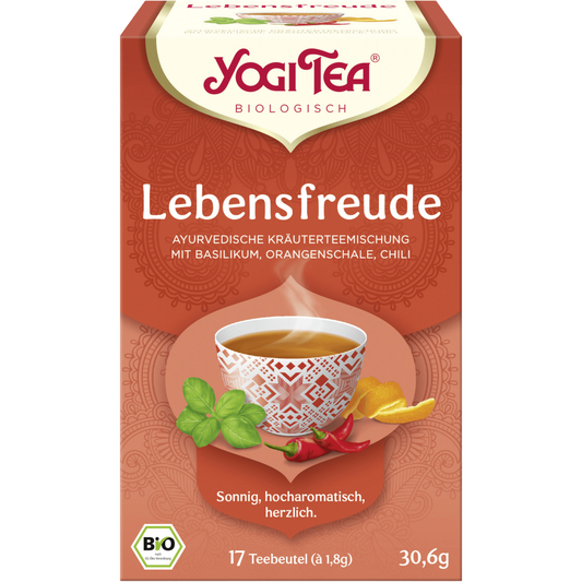 Yogi Tea Lebensfreude Bio 30,6g, 17 Beutel