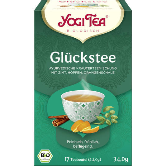 Yogi Tea Glücks-Tee Bio 34g, 17 Beutel