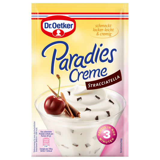 Dr. Oetker Paradies-Creme Stracciatella 66g