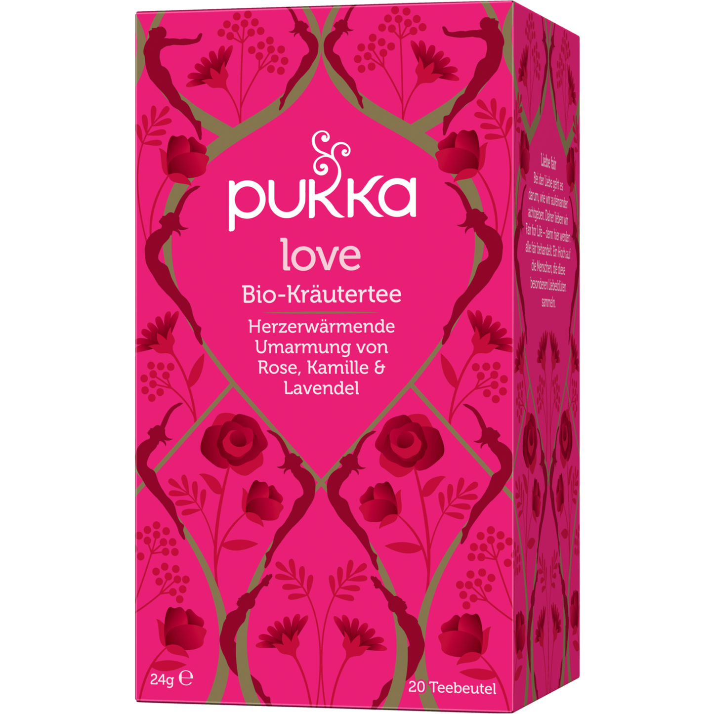 Pukka Love Bio Tee aus Rose, Kamille und Lavendelblüte 24g