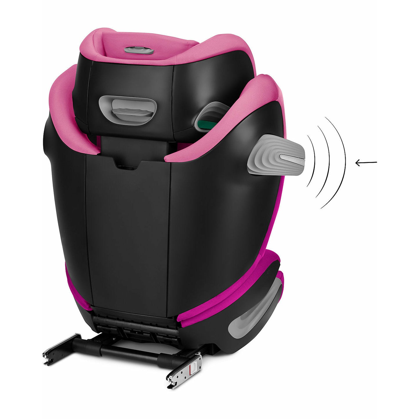 CYBEXAuto-Kindersitz Solution S2 i-Fix, Magnolia Pink-purple