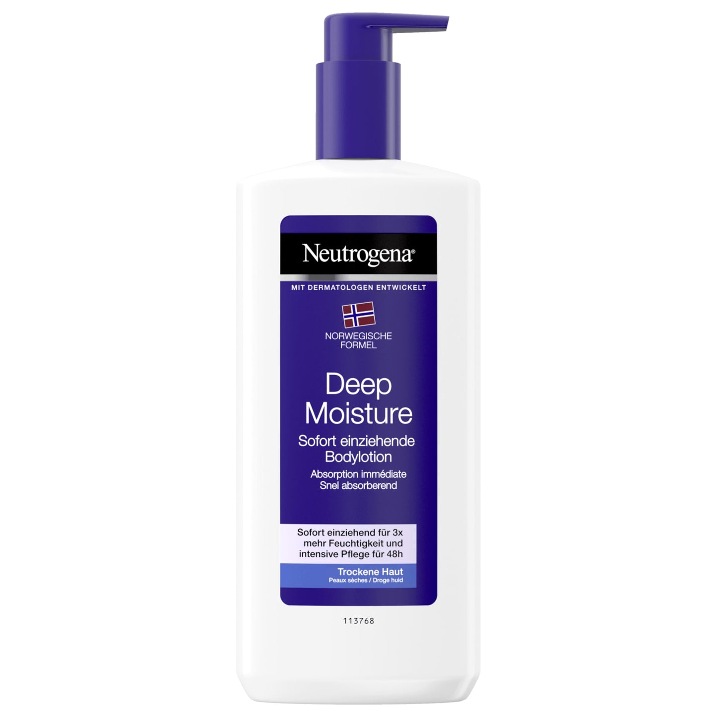 Neutrogena Deep Moisture Bodylotion für trockene Haut 400ml