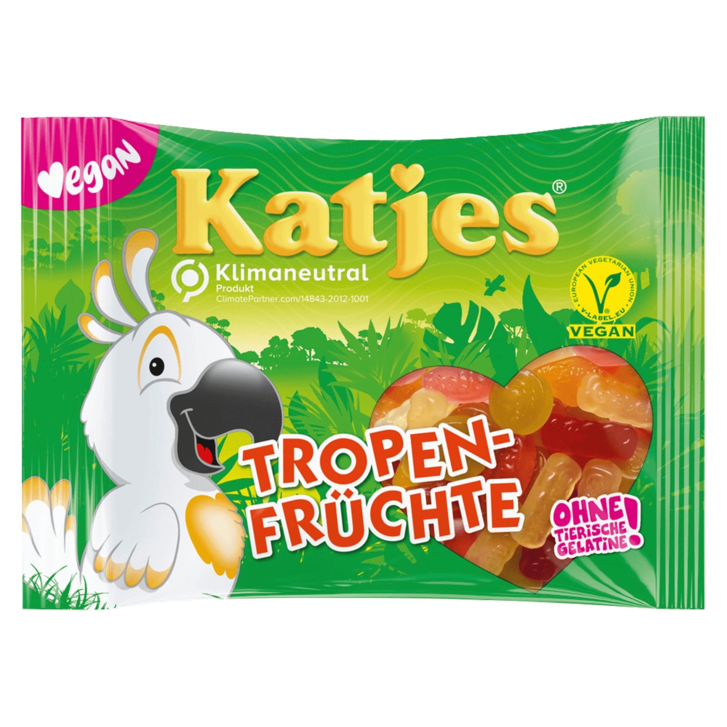 Katjes Fruchtgummi Tropen-Früchte vegan 200g