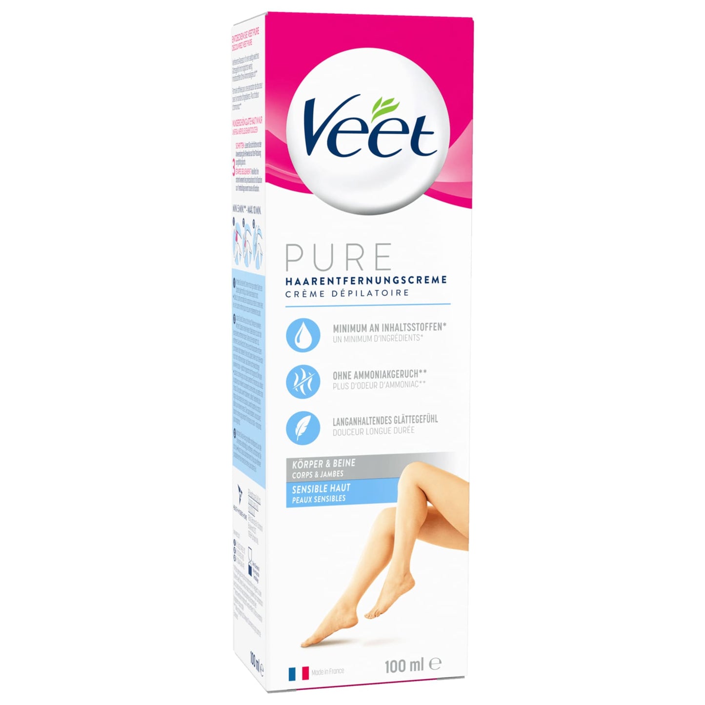 Veet Silk&Fresh Haarentfernungs-Creme sensible Haut 100ml