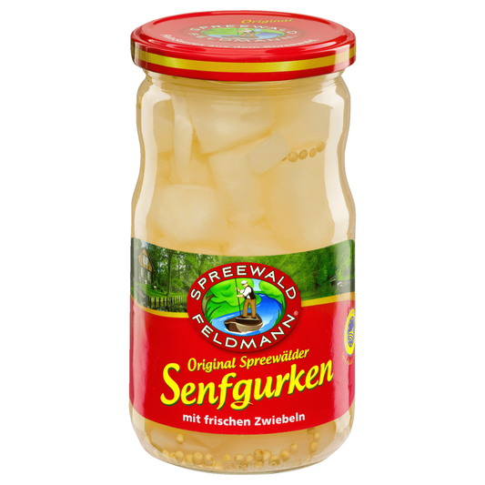 Spreewald-Feldmann Senfgurken 370ml