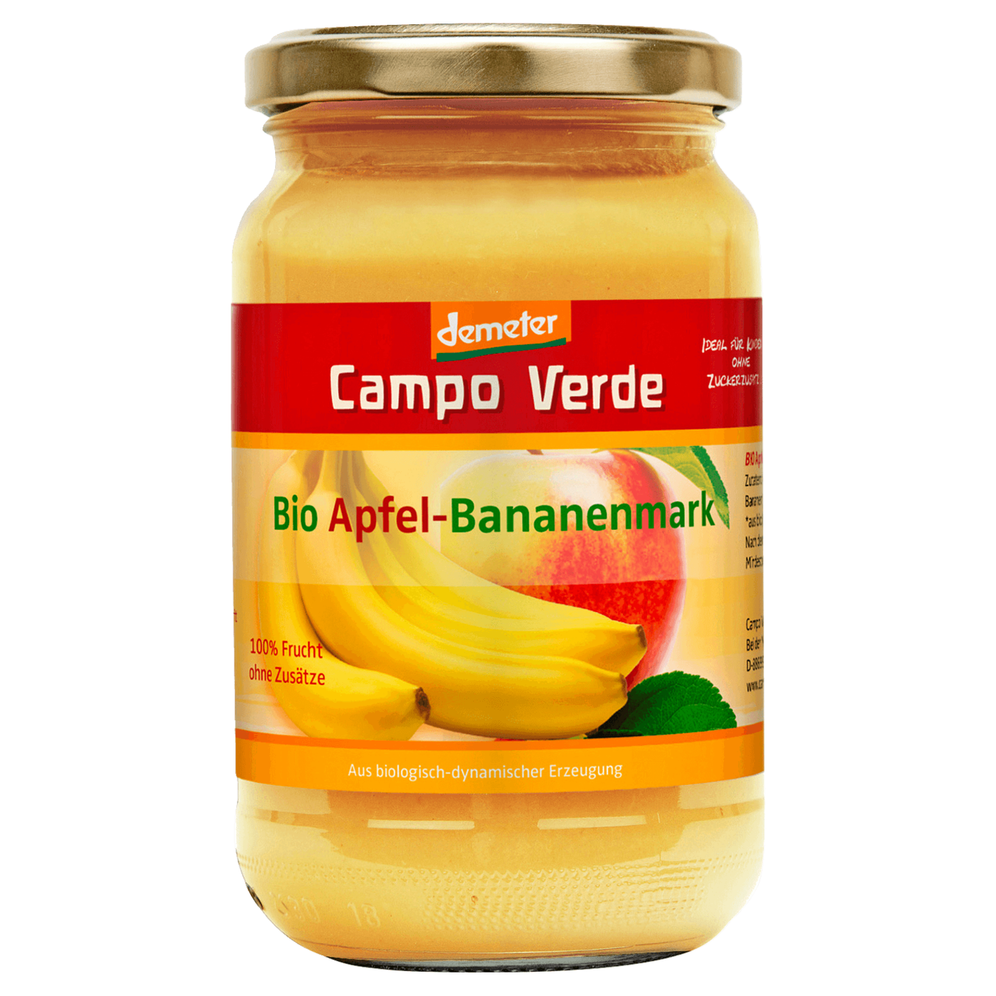 Campo Verde Bio Apfel-Bananenmark 360g